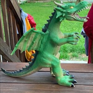 A green dragon